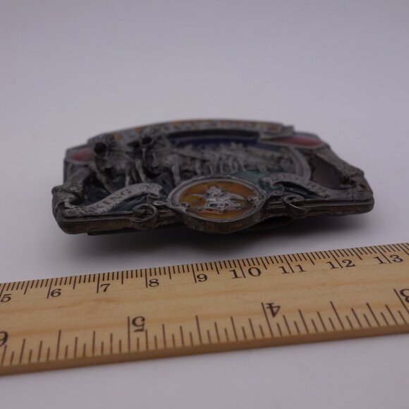 Vintage Budweiser King of Beers Metal Belt Buckle - Picture 8 of 15